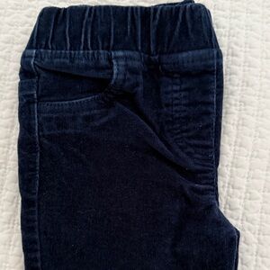 Boden Kids Dark Blue Corduroy Leggings